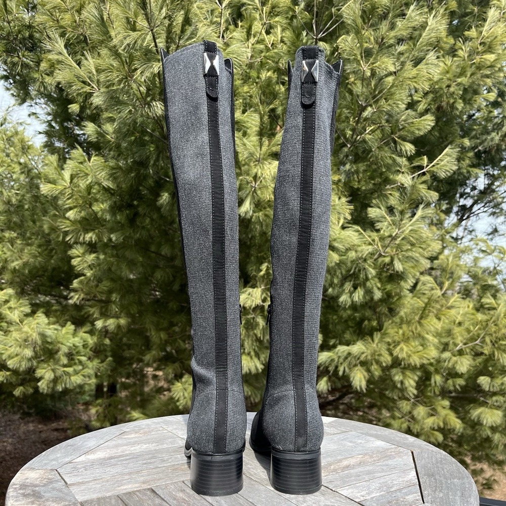 Unisa Hayla2 Riding Boots Womens Size 8 Over the Knee Black Textile Equestrian - Picture 4 of 9